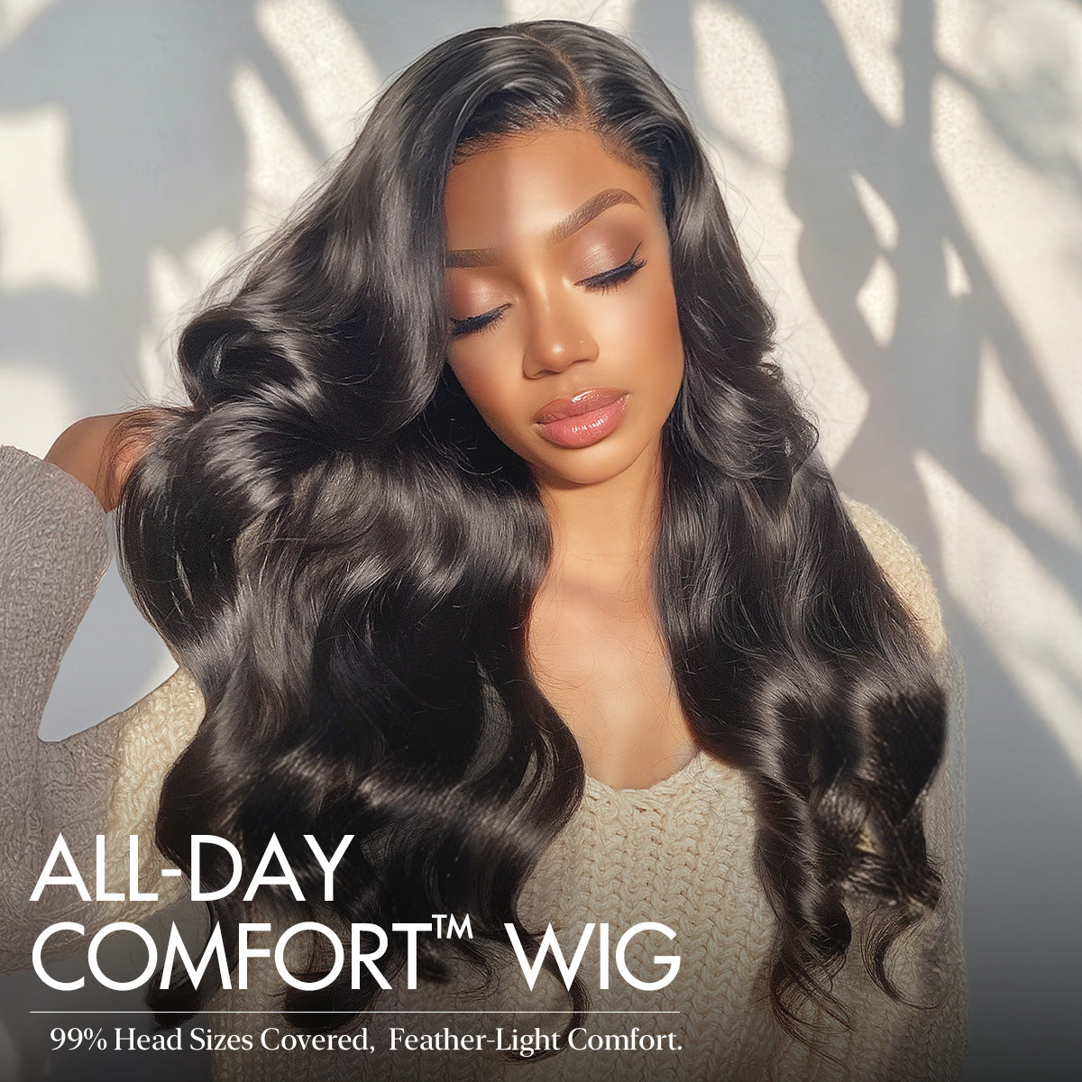 Zotmond All-Day Comfort™ Wig PartingMax Glueless 7x6 Closure HD Lace Loose Body Wave Long Wig Pre-Cut Lace